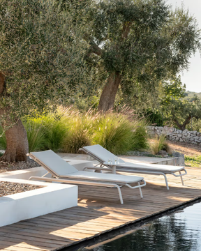 KODO - Recliner rope sun lounger with castors by Vincent Sheppard - view 3
